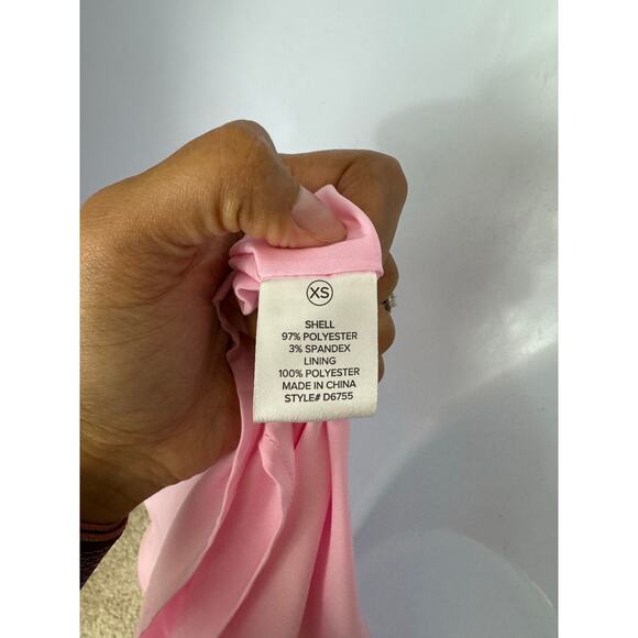 Fashion Nova Harley Satin Midi Dress Pink XS NWT - Picture 8 of 8